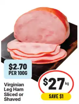 IGA Virginian Leg Ham offer
