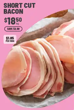 IGA Short Cut Bacon offer
