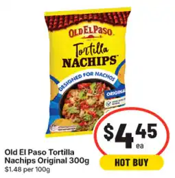 IGA Old El Paso Tortilla Nachips Original offer