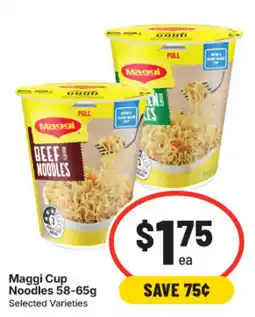 IGA Maggi Cup Noodles offer
