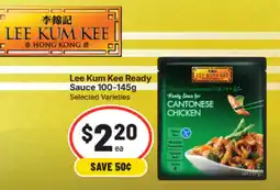 IGA Lee Kum Kee Ready Sauce offer