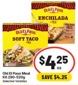 IGA Old El Paso Meal Kit Selected Varieties offer