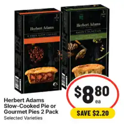 IGA Herbert Adams Slow-Cooked Pie or Gourmet Pies offer