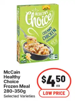 IGA McCain Healthy Choice Frozen Meal offer