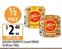 Supabarn Golden Crumpets offer