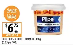 Supabarn Pilpel Crispy Chilli Hummous offer