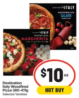 IGA Destination Italy Woodfired Pizza offer