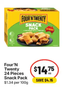 IGA Four'N Twenty Snack Pack offer