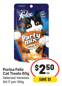 IGA Purina Felix Cat Treats offer