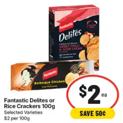 IGA Fantastic Delites or Rice Crackers offer