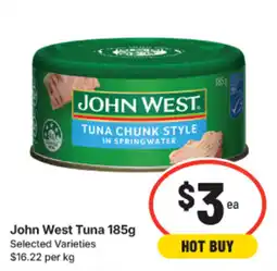 IGA John West Tuna offer