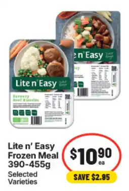 IGA Lite n' Easy Frozen Meal offer