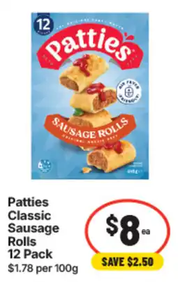IGA Patties Classic Sausage Rolls offer