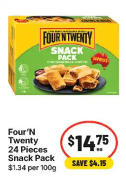 IGA Four'N Twenty Snack Pack offer