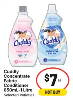 IGA Cuddly Concentrate Fabric Conditioner offer
