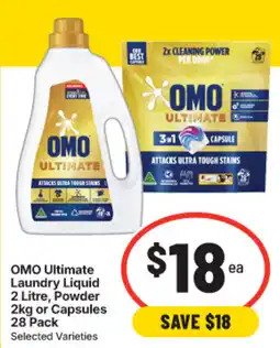 IGA OMO Ultimate Laundry Liquid offer