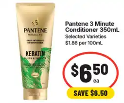 IGA Pantene 3 Minute Conditioner offer