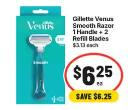IGA Gillette Venus Smooth Razor offer