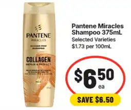 IGA Pantene Miracles Shampoo offer