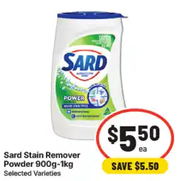 IGA Sard Stain Remover Powder offer