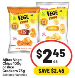IGA Ajitas Vege Chips offer