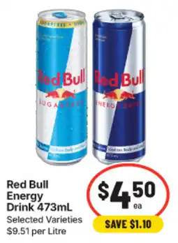IGA Red Bull Energy Drink offer