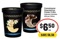 IGA Connoisseur Gourmet Ice Cream offer