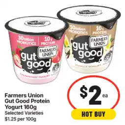 IGA Farmers Union Gut Good Protein Yogurt offer