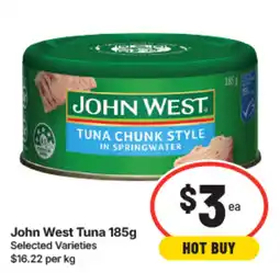 IGA John West Tuna offer