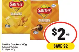 IGA Smith's Crackers Selected Varieties offer