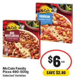 IGA McCain Family Pizza offer