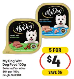 IGA My Dog Wet Dog Food offer