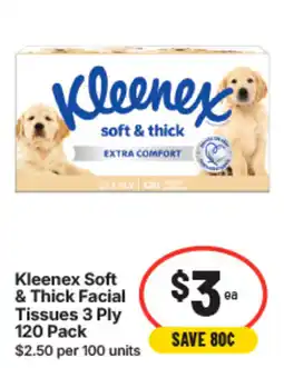 IGA Kleenex Soft & Thick Facial Tissues offer