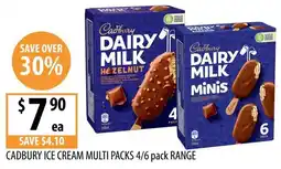 Supabarn Cadbury Ice Cream Multi Packs offer
