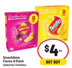 IGA Snacktime Faves 8 Pack Selected Varieties offer