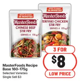 IGA MasterFoods Chinese Beef Stir Fry offer