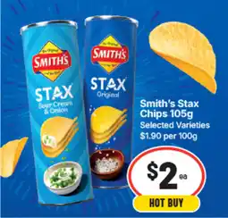IGA Smith's Stax Chips offer