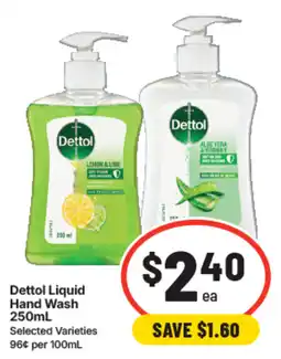 IGA Dettol Liquid Hand Wash offer