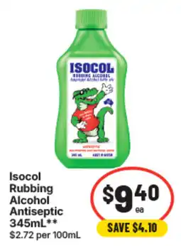 IGA Isocol Rubbing Alcohol Antiseptic offer