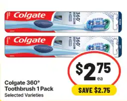 IGA Colgate 360° Toothbrush offer