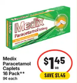 IGA Medix Paracetamol Caplets offer