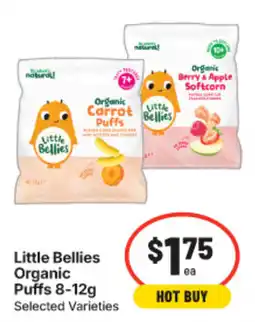 IGA Little Bellies Organic Puffs offer