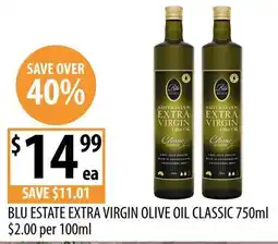 Supabarn Blu Estate Extra Virgin Olive Oil Classic offer
