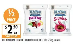 Supabarn The Natural Confectionery Co Lollies offer