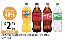 Supabarn Coca-Cola, Fanta & Sprite Soft Drinks offer