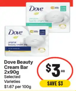 IGA Dove Beauty Cream Bar offer