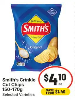 IGA Smith's Crinkle Cut Chips offer