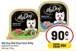 IGA My Dog Wet Dog Food offer