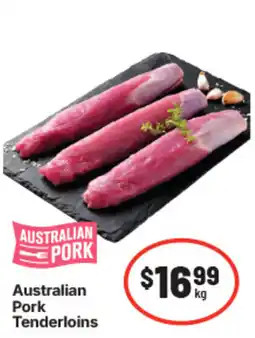 IGA Australian Pork Tenderloins offer