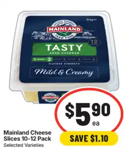 IGA Mainland Cheese Slices 10-12 Pack offer